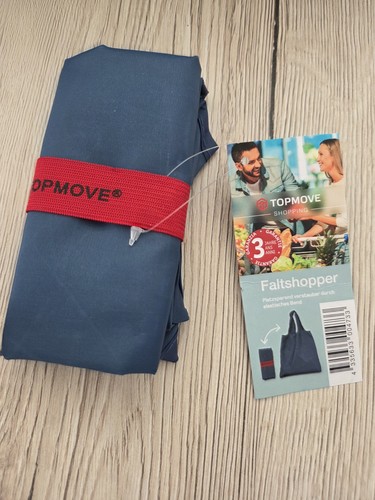 Faltbarer shopper blau - faltbarer,