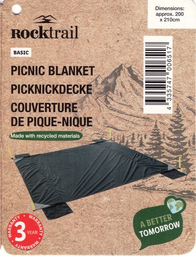 Rocktrail picknickdecke mit - ®,