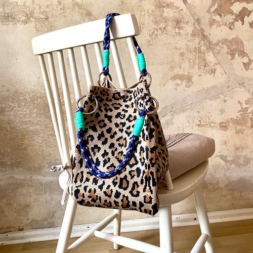 Damen handtasche leopard - handtasche,