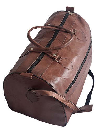 Echte leder tasche - tasche, braun