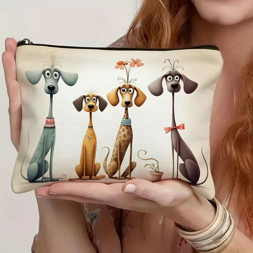 Kosmetiktasche mit vintage - kosmetiktasche,
